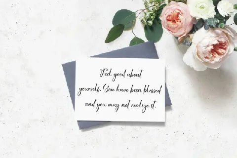 Something Calligraphy font