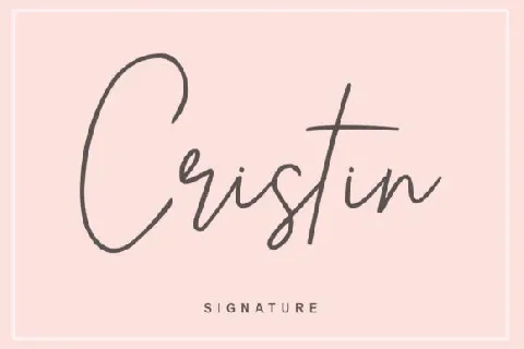 Cristin Handwritten font