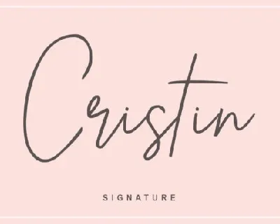 Cristin Handwritten font