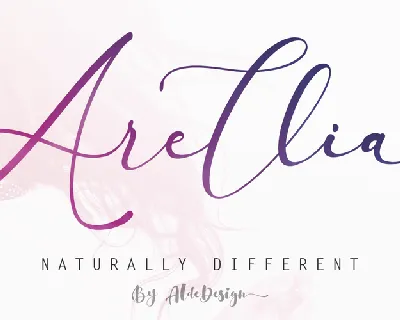 Arellia font