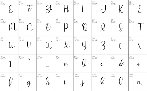 Adynda font