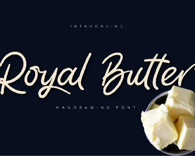 Royal Butter font