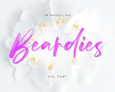 Beardies font