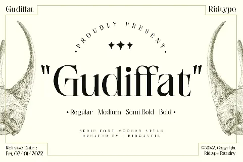 Gudiffat font