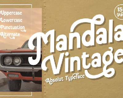 Mandala Vintage font
