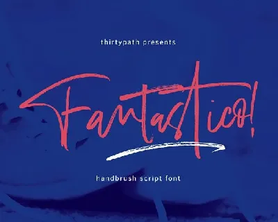 Fantastico Handbrush font