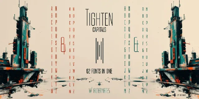 Tighten Caps font