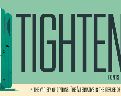 Tighten Caps font