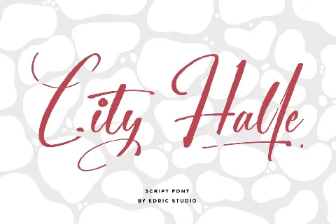 City Halle Demo font