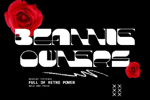 Beannie Owners Demo font