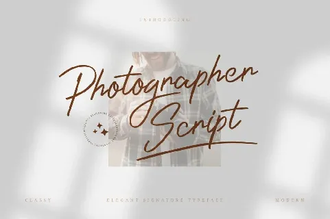 Photographer font