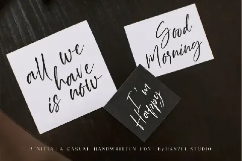 Renitta Handwritten font