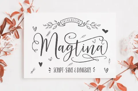 Magtina Calligraphy Script font