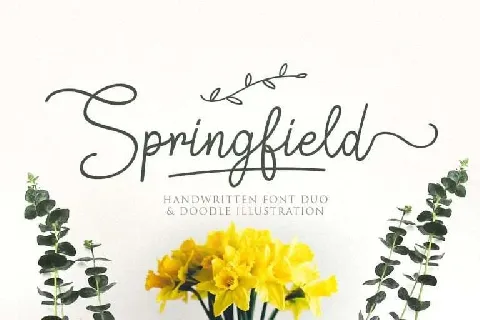 Springfield Script Free font