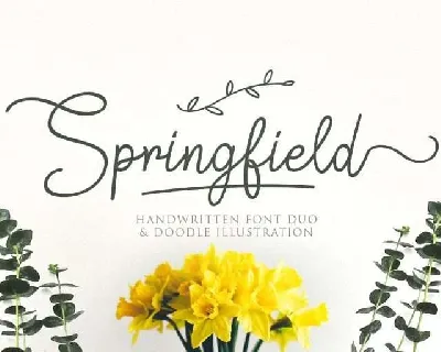 Springfield Script Free font