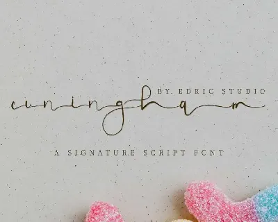 Cuningham Demo font