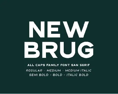 New Brug font