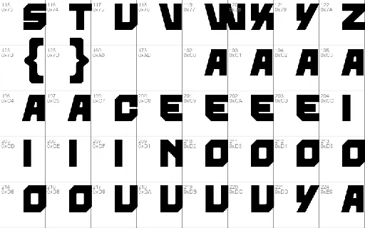 AXOPE font