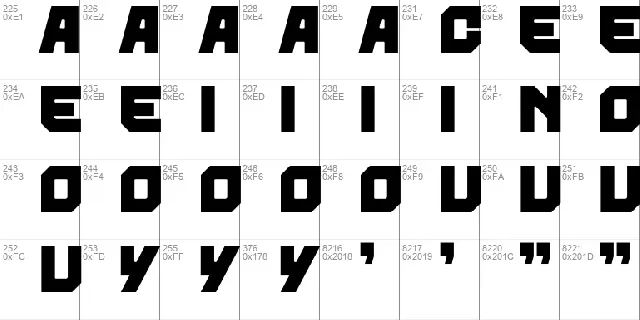 AXOPE font