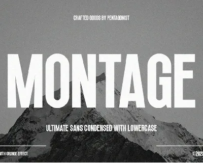 Montage font