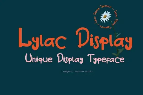 Lylac Display font
