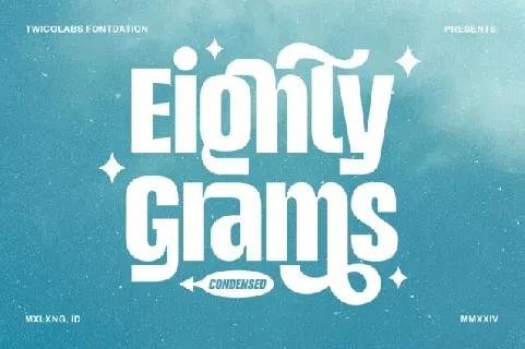 Eighty Grams font