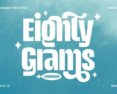 Eighty Grams font