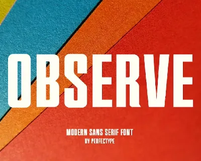 Observe font