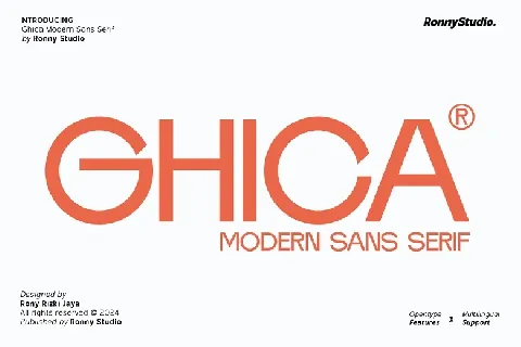 Ghica font