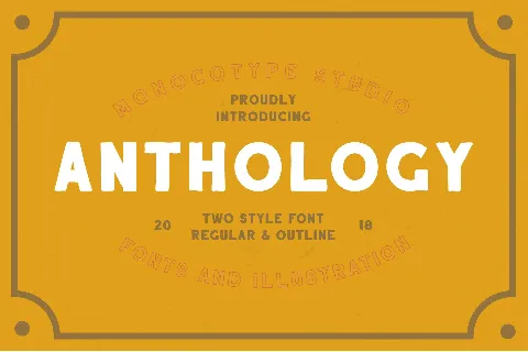 Anthology Sans Serif font