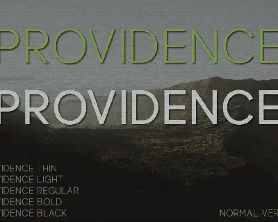 Providence font