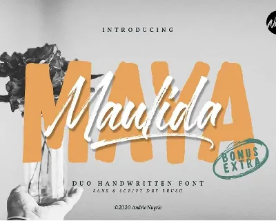 Maulida Maya font