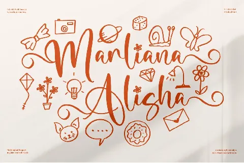 Marliana Alisha font