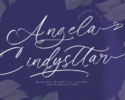 Angela Cindysttar font