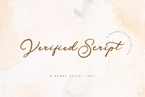 Verified Script font