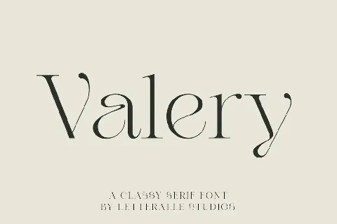 Valery font