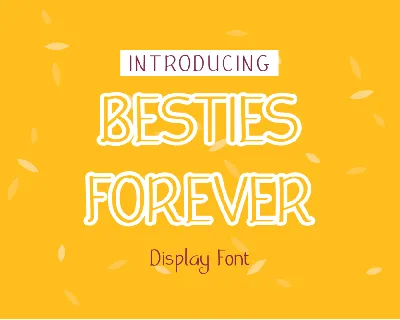 Besties Forever font