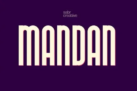 Mandan Typeface font