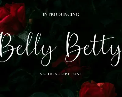 Belly Betty Script font