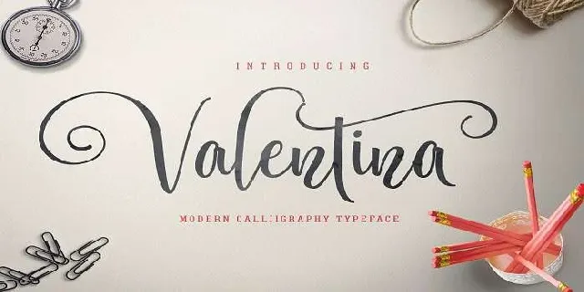 Valentina font