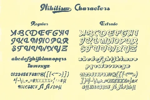 Nihilism font