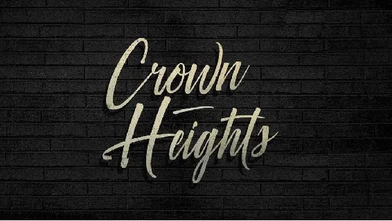 Crown Heights Script Free font