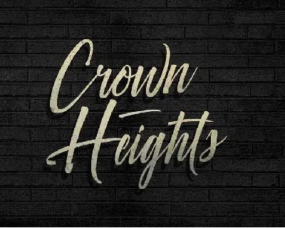 Crown Heights Script Free font