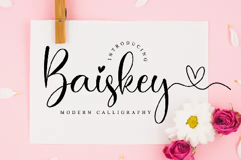 Baiskey font