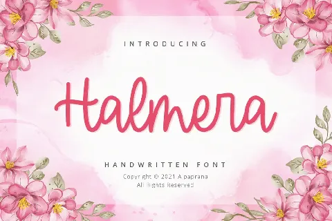 Halmera font