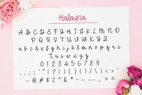 Halmera font