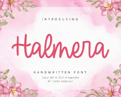 Halmera font