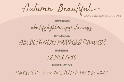 Autumn Beautiful font