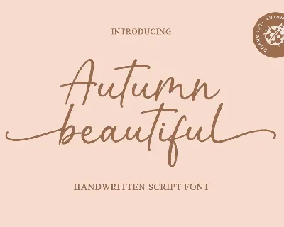 Autumn Beautiful font