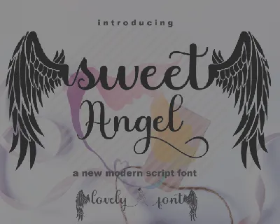Sweet Angel font